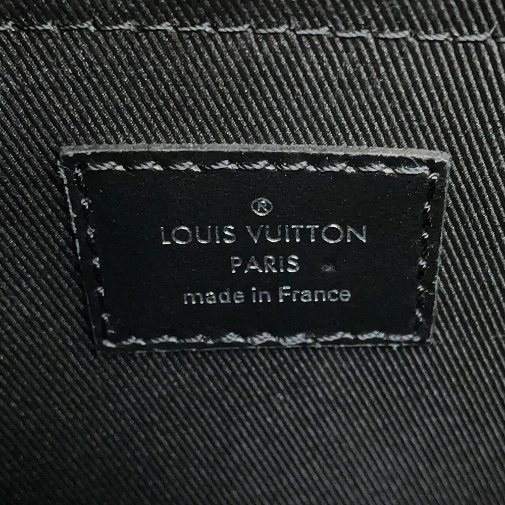Louis Vuitton Shoulder Bag Monogram Eclipse Black Steamer Messenger Black - Picture 11 of 12